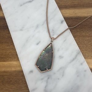 Kendra Scott Rose Gold Necklace